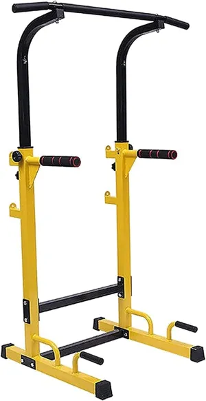 MaGiLL Pull Up Bar Barbell Rack Power Tower Workout Pull Up Dip Station Adjustable Multi Function Home Gym Bearing 200Kg