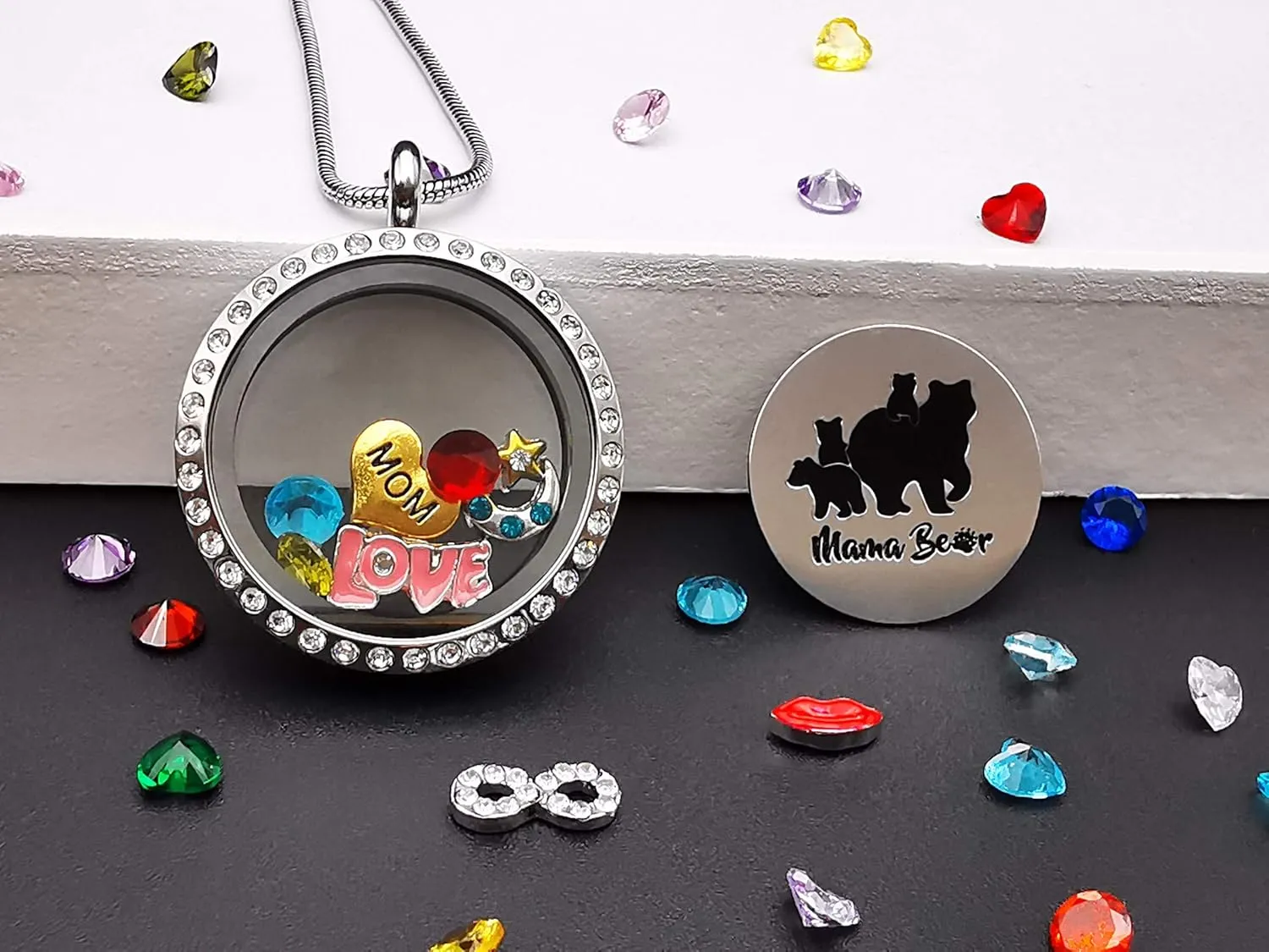 Mama Bear Floating Locket