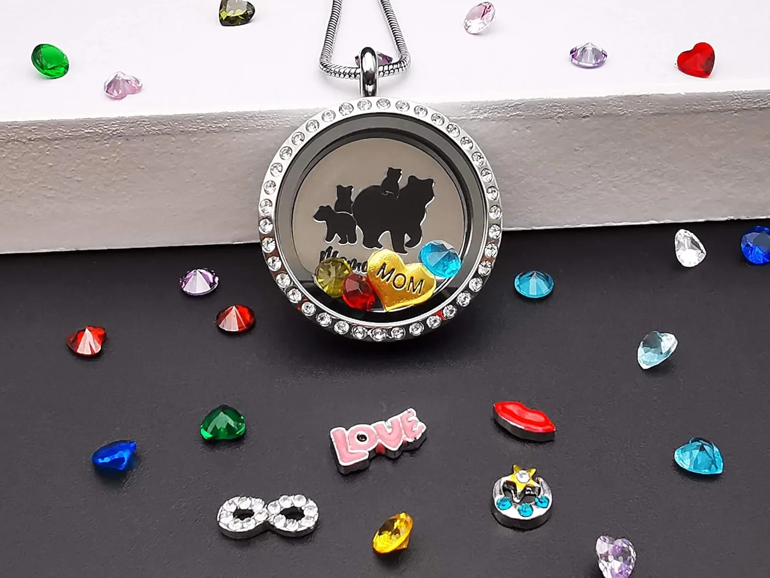 Mama Bear Floating Locket