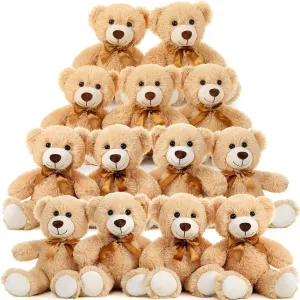 MaoGoLan 13Pcs Bulk Soft Cuddly Mini Teddy Bears - Baby Shower, Wedding, Party, Engagement