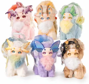 Maomaolong Plush Blind Box， Plush Figure Toys 1PC (1 of 7 Possible Styles) Collectible Birthday Gifts 7 in