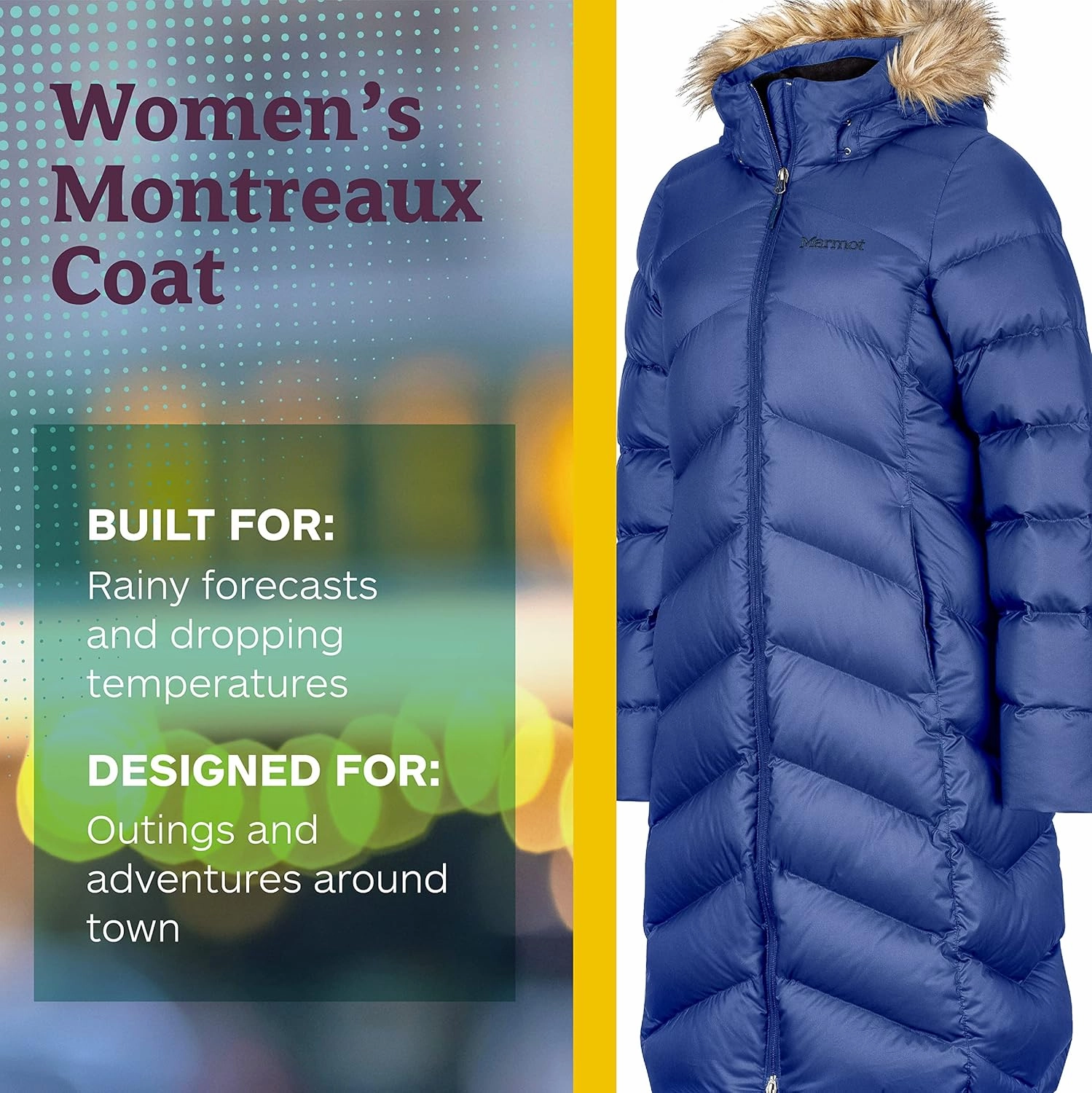 Marmot Women's Montreaux Full-Length Down Puffer Coat