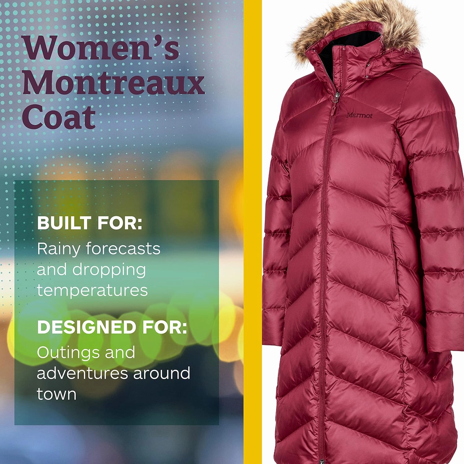 Marmot Women's Montreaux Full-Length Down Puffer Coat