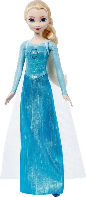 Mattel Disney Frozen Toys, Singing Elsa Doll in Signature Clothing, Sings “Let It Go” from The Disney Movie Frozen
