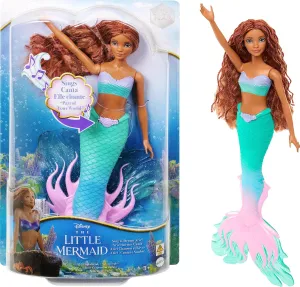 Mattel Disney The Little Mermaid Sing & Dream Ariel Fashion Doll with Signature Tail, Toys Inspired by the Movie