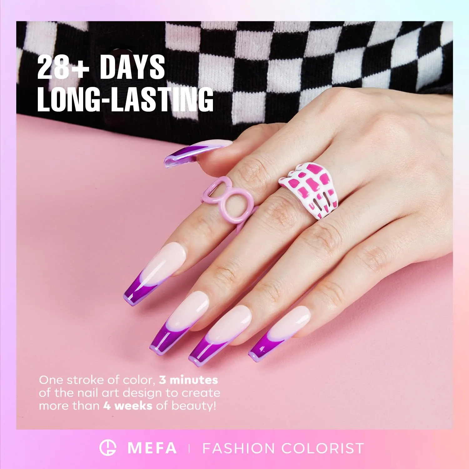 MEFA 23 PCS Gel Nail Polish Set, 20 Colors Neon Gel Polish Summer Gel Nail Polish Colors Bright Yellow Hot Pink Navy Blue Green Nails Gel Nail Gifts for Women Girl DIY Salon Home Manicure