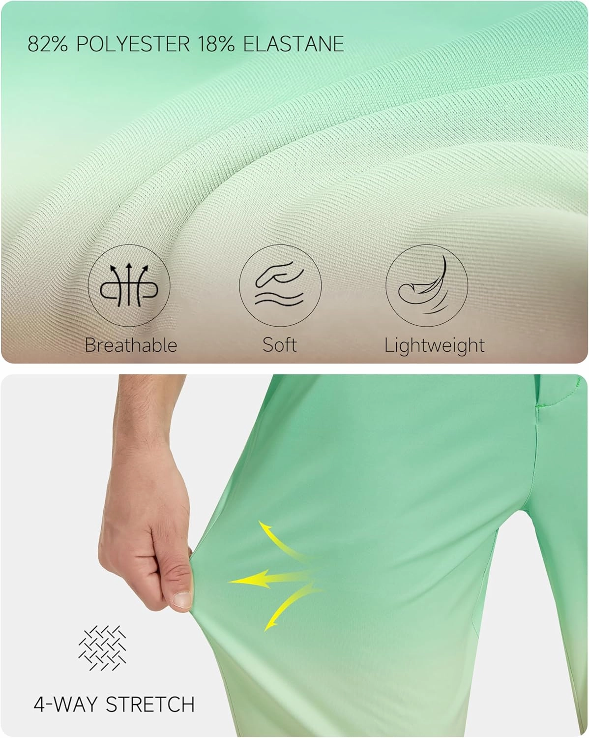 Men's Sweatpants Lightweight Joggers for Men Athletic Causal Pants for Workout, Jogging, Running，Golf