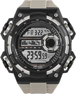 Men's Watches, Sports Outdoor Waterproof Military Wrist Watch, Date Multi Function Timing Cold Light Alarm O'Clock Stopwatch