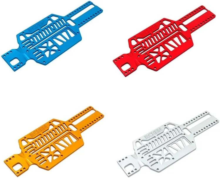 Metal Adjustable Wheelbase Chassis Frame For Mini-Q Q9 Mini-Q9 1/28 RC Car Upgrade Parts Accessories - (Color: yellow)