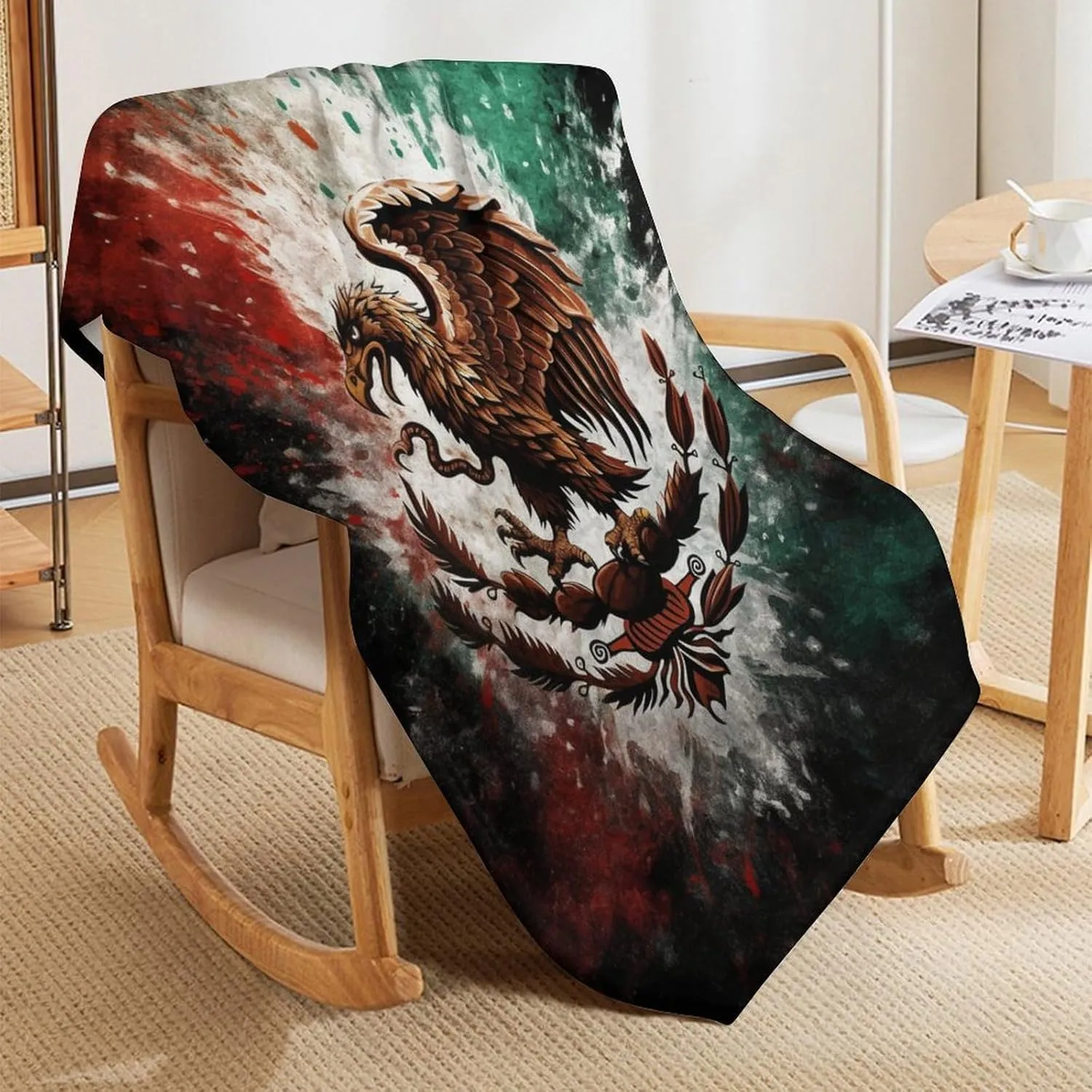 Mexico Blanket Fleece Blanket Throw Blanket, Bed, Camping, Travel, & Car Use All Seasons Suitable-C1-40x50