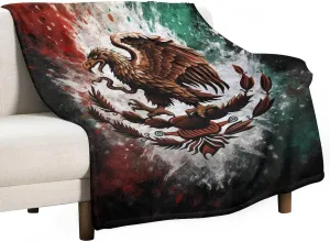 Mexico Blanket Fleece Blanket Throw Blanket, Bed, Camping, Travel, & Car Use All Seasons Suitable-C1-40x50