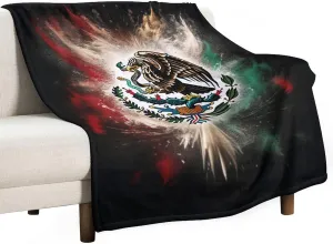 Mexico Blanket Fleece Blanket Throw Blanket, Bed, Camping, Travel, & Car Use All Seasons Suitable-C2-40x50