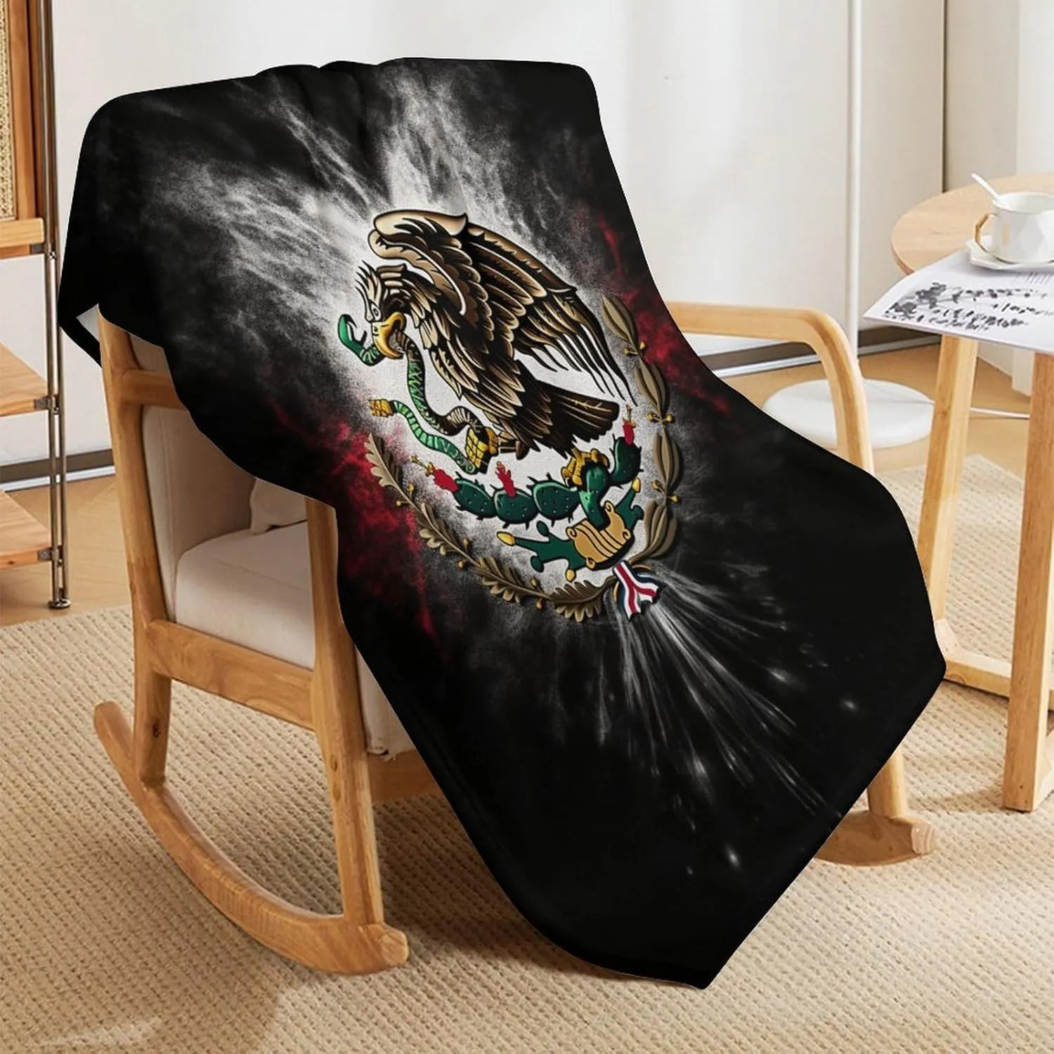 Mexico Blanket Fleece Blanket Throw Blanket, Bed, Camping, Travel, & Car Use All Seasons Suitable-C3-40x50