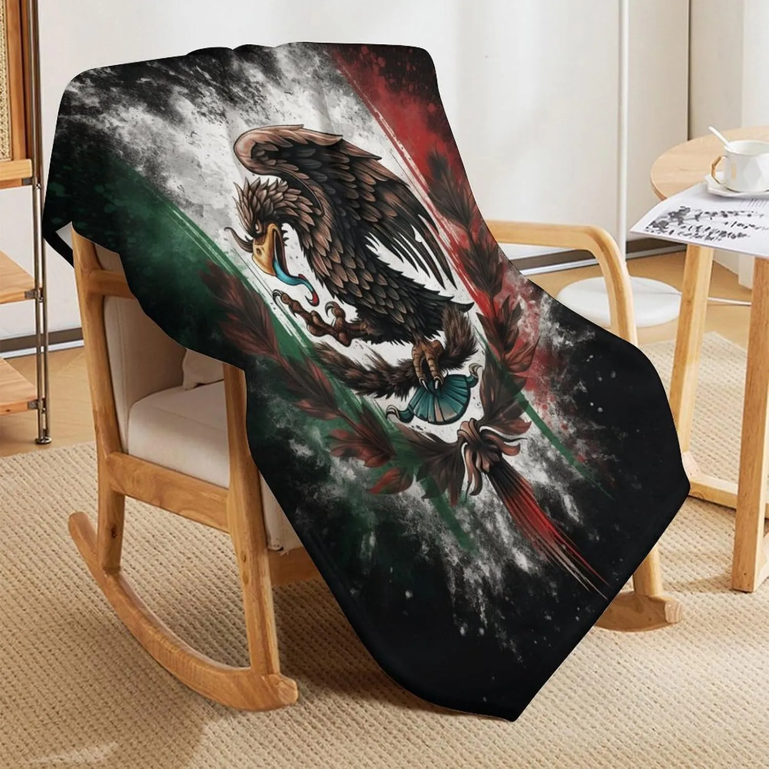 Mexico Blanket Fleece Blanket Throw Blanket, Bed, Camping, Travel, & Car Use All Seasons Suitable-C4-40x50