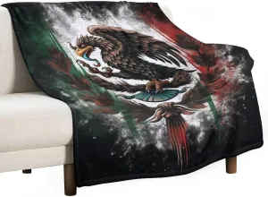 Mexico Blanket Fleece Blanket Throw Blanket, Bed, Camping, Travel, & Car Use All Seasons Suitable-C4-40x50