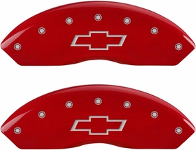MGP Caliper Covers 2015-2020 Chevrolet Colorado - Front and Rear Set - Red