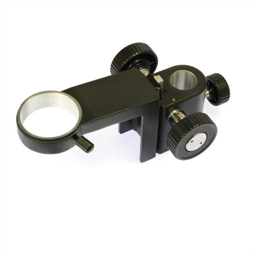 Microscope Observation Heavy Duty 50mm Adjustable Monocular Gear Ring Holder Zoom Lens Video Microscope Stand Part Holder Support Ring