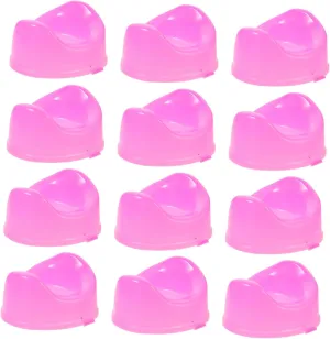 Milisten 16pcs Miniature Toilet Models for Dollhouse Furniture Realistic Plastic Toilets for Boys and Girls Play Fairy House Accessories Engaging Dollhouse Bathroom Decor