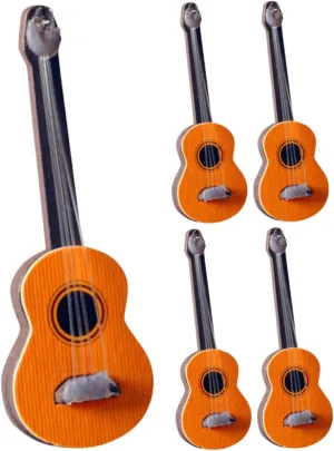 Milisten 25pcs Miniature Guitar Models Guitar Statues for Dollhouse Decor Lightweight Musical Instrument Props Creative Mini Decor for Boys and Girls Dolls Unique Idea
