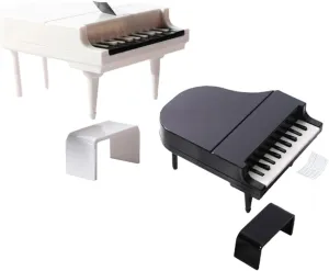 Milisten Realistic Upright Piano Model Perfect Mini House Adornment Sturdy Pp Material for Safety