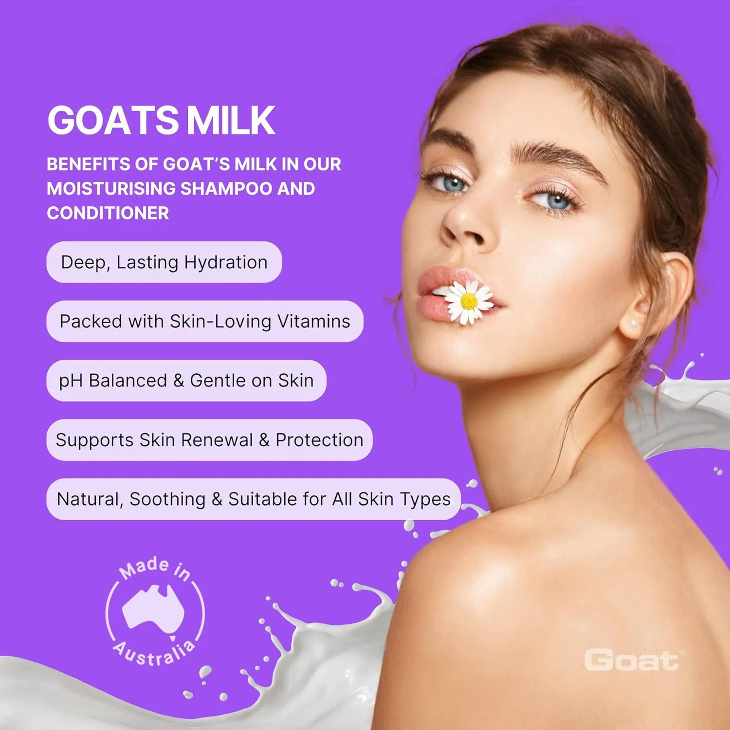 Milk Soap Moisturizing Shampoo & Conditioner Value Pack - Sulfate, Paraben, and Petrochemical Free - Shampoo and Conditioner Set - Argan Oil