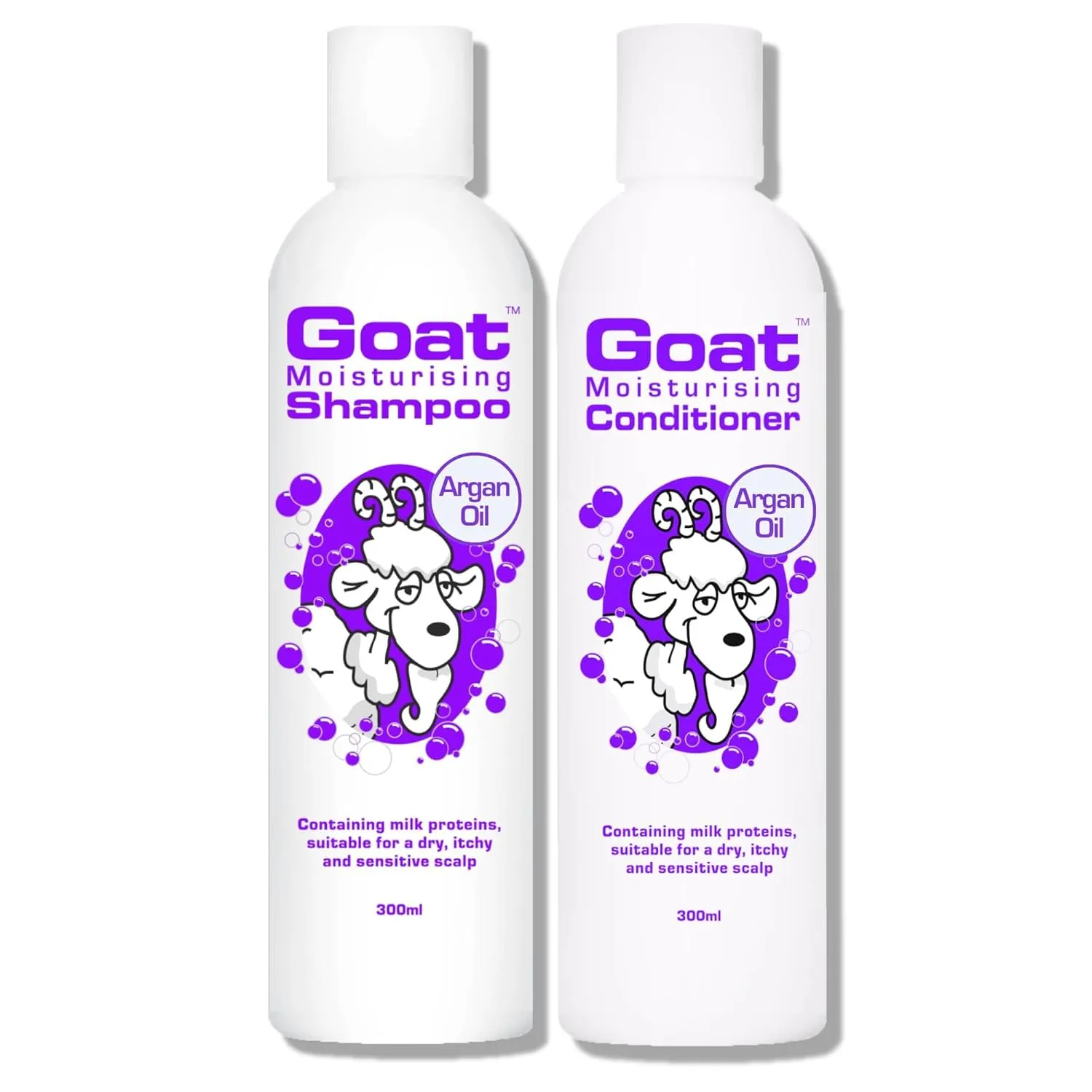 Milk Soap Moisturizing Shampoo & Conditioner Value Pack - Sulfate, Paraben, and Petrochemical Free - Shampoo and Conditioner Set - Argan Oil