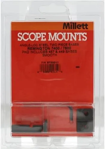 Millett Smooth Browning Steel Angle-Loc Weaver-Style Ring