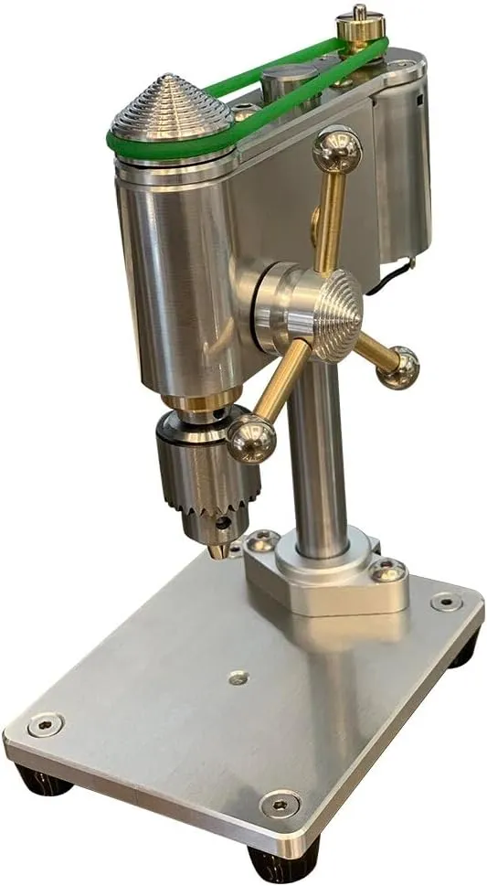 Mini Bench Drill Press Drilling Machine, Mini Desktop Mechanical Bench Drilling Machine for Model Crafts DIY Tool, Small Bench DIY Metal Small Bench Drill High Precision