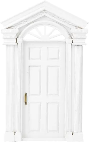 Mini Dollhouse Door - Children Gifts, 1:12 Scale, Front Door for Dollhouse Decoration