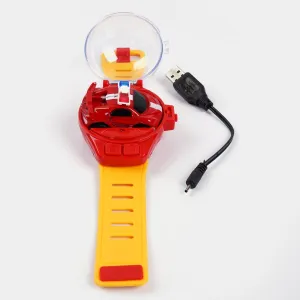 Mini Watch Remote Control Car - Red