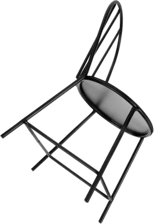 Miniature Doll House Chair Elegant Iron Furniture for Decoration for DIY Projects Accessories Design for Miniature Landscapes