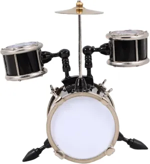 Miniature Drum Set Model Mini Dollhouse Furniture Mini Musical Instrument
