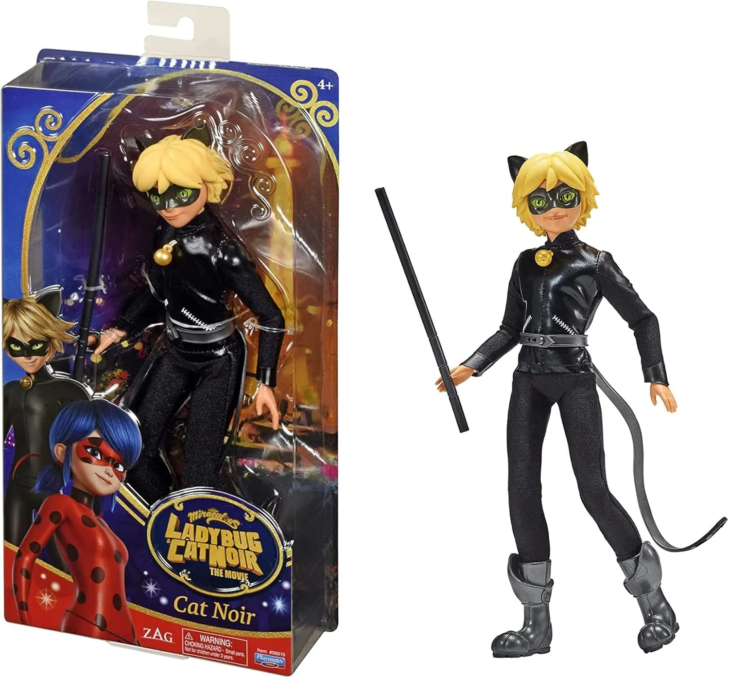 Miraculous Ladybug & Cat Noir Movie Exclusive 11" Cat Noir Action Doll