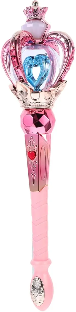 Mobestech Light Up Spinning Wand with for Birthday Parties Stage Shows and Family Entertainment Safe Engaging Design for Boys