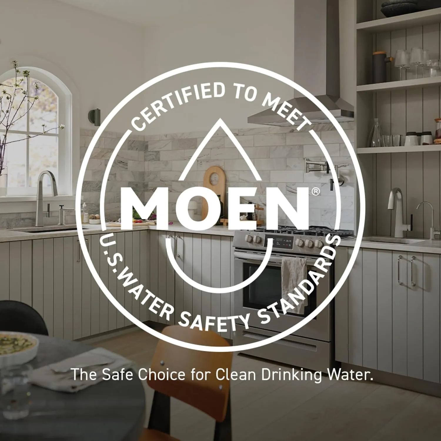 Moen Riley Chrome One-Handle Pulldown Kitchen Faucet Featuring Power Boost for a Faster Clean and Reflex Docking System for the Spray Head, Modern Kitchen Sink Faucet, 7402C