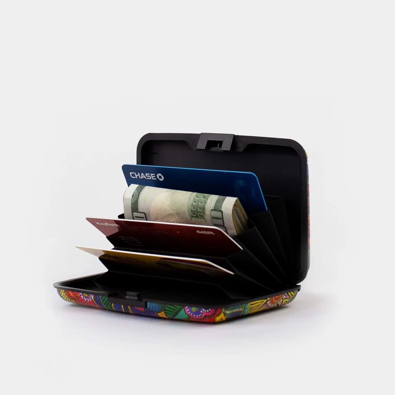 Monarque RFID Secure Armored Wallet, Laurel Burch Collection (Balinese Woman)