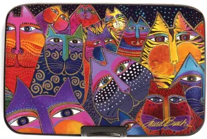 Monarque RFID Secure Armored Wallet, Laurel Burch Collection (Fantasticats)