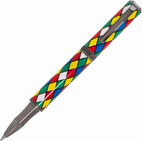 Monteverde USA Regatta Harlequin 2.0 Rollerball Pen - Gunmetal trim | Collectible Writing Instrument