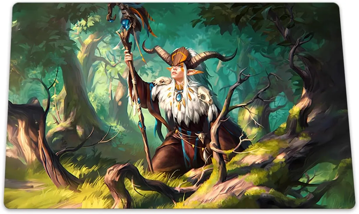 MTG Primeval Herald Playmat Trading Card Game MTG Game mat TCG CCG Mat Free Bag