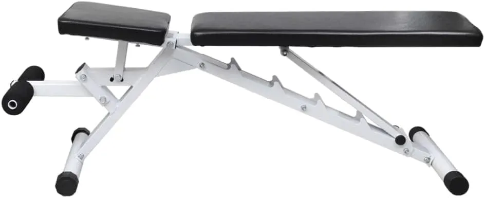 Multi-Purpose Fitness Workout Utility Bench, Health & Fitness Weight Bench for Heavy Duty Workouts, Exercise, Strength Training, Lifting and Home Gyms (Style K)