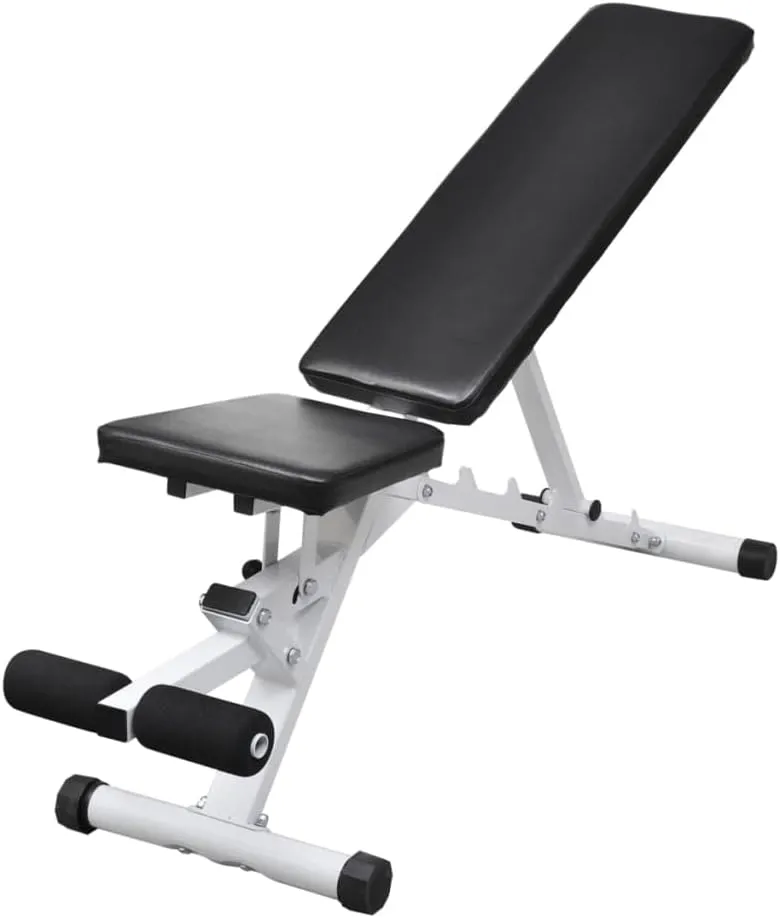 Multi-Purpose Fitness Workout Utility Bench, Health & Fitness Weight Bench for Heavy Duty Workouts, Exercise, Strength Training, Lifting and Home Gyms (Style K)