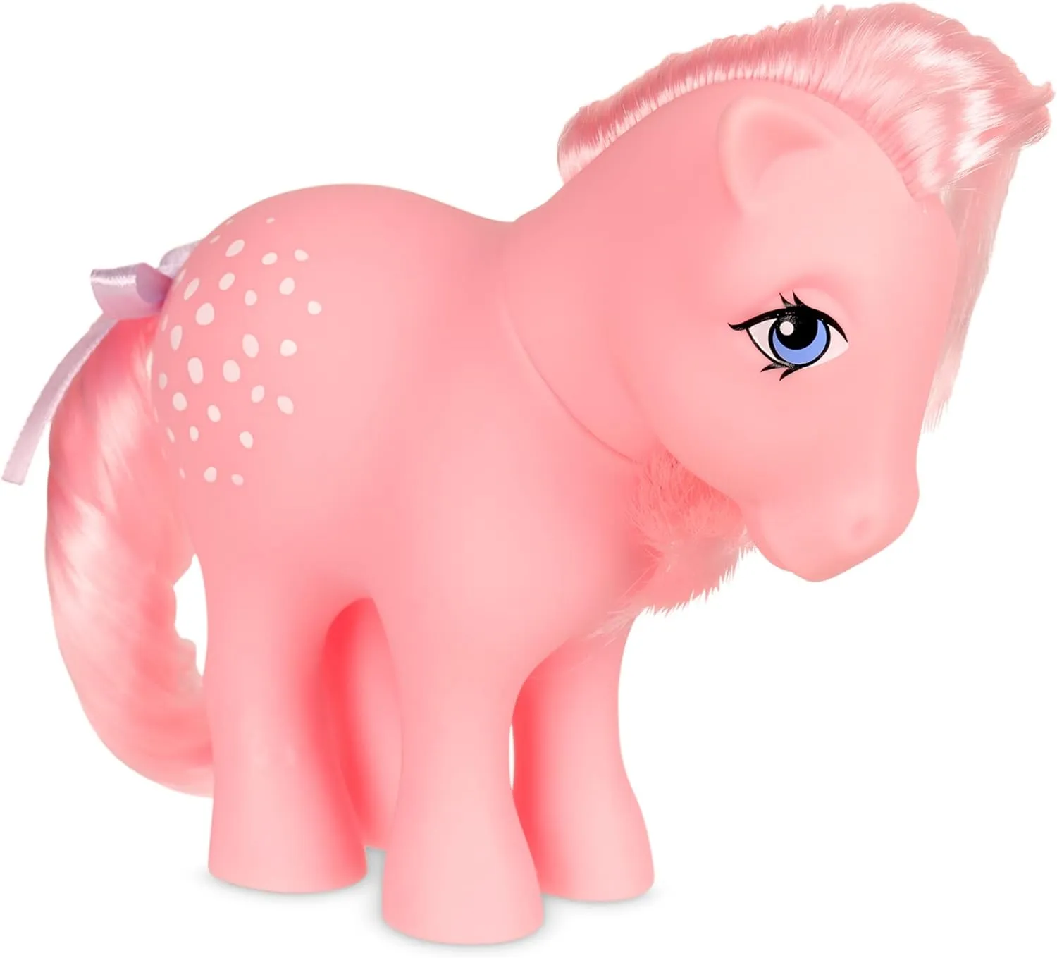 My Little Pony, 40th Anniversary 4-Inch Cotton Candy, Original 1983 Collection, Long, Brushable Mane and Tail, Action Figure, Great for Kids, Toddlers, Girls, Ages 4 
