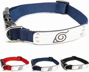 Naruto Dog Collar for Large Dogs, Medium, XS/Small Puppy Collars – Officially Licensed Naruto Shippuden Hidden Leaf Village Anime Dog Collar, Naruto Gifts Pet Collar for Dogs Navy Ninja, XS