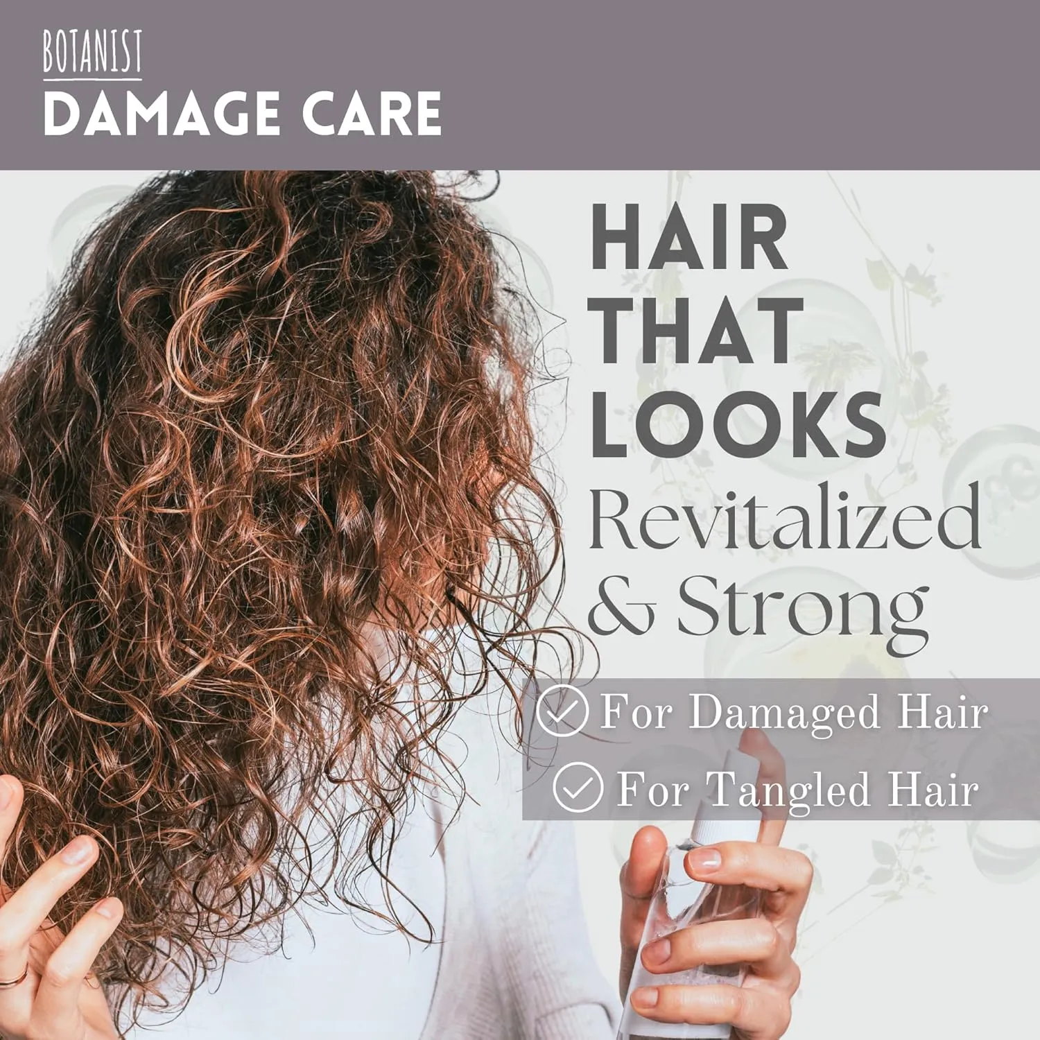 Natural Shampoo and Conditioner Set for Damaged Hair, Organic Shampoo for Women & Men by Botanical Keratin, Protein, Collagen& Honey from Japan, Silicone& Sulfate Free, DAMAGE CARE 31.7 Fl Oz