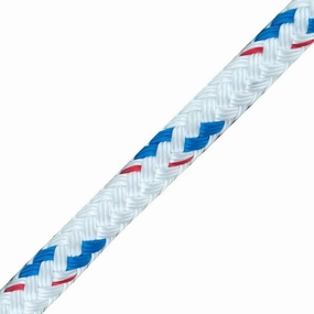 New England Ropes 1/2in (12mm) Sta-Set Blue Fleck 140 Feet Long