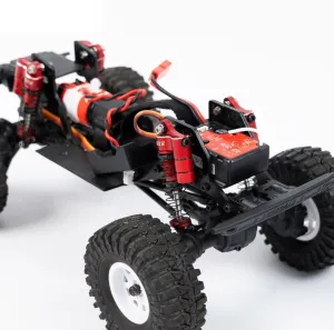 Nexx Racing Reservoir Shocks (4pcs) for 1/18 RC Crawler Redcat Ascent-18 - Remote Control Car, RC Cars, RC Crawler 1/18 4WD Nexx Racing Upgrade Parts (HELIDIRECT) (Blue - 59mm)