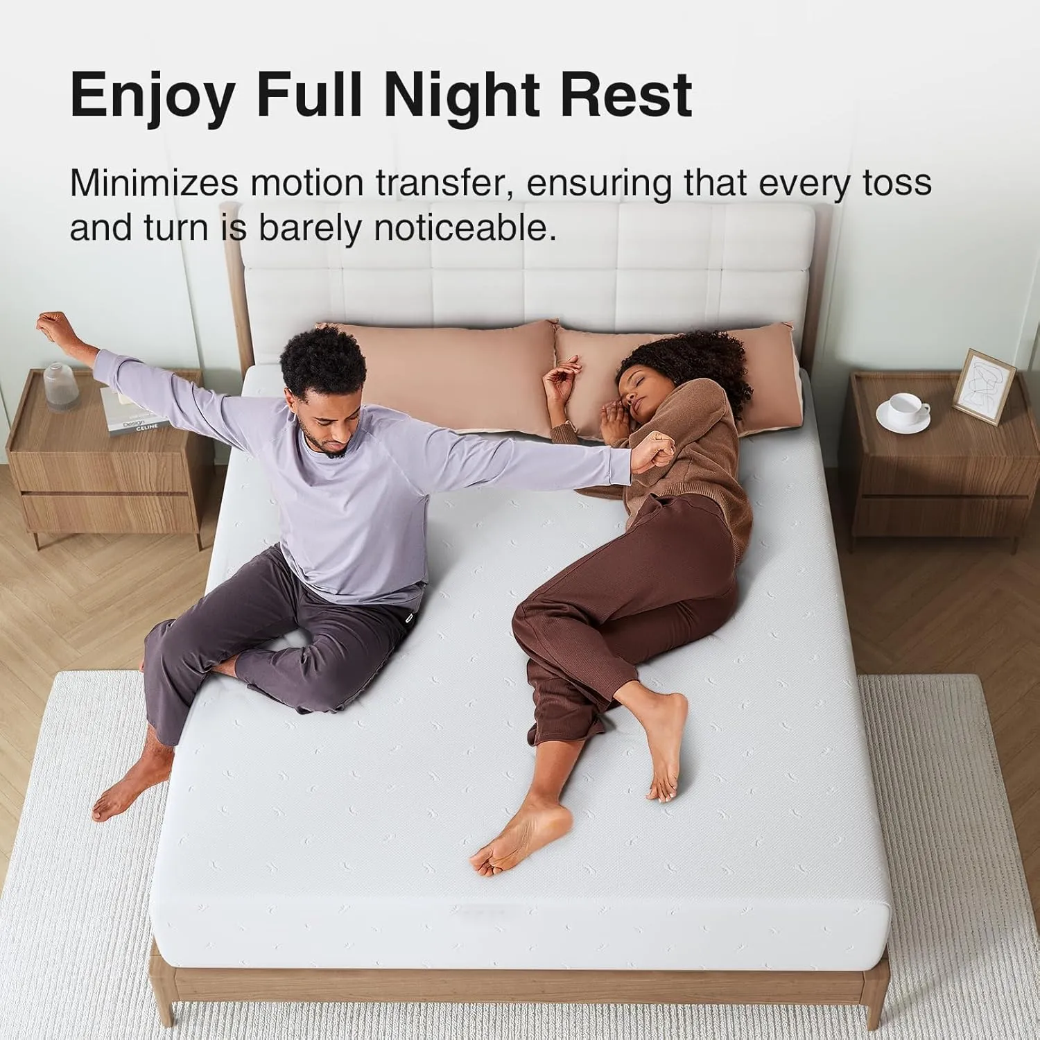 Novilla Queen Size Mattress, 10 Inch Queen Memory Foam Mattress with Breathable Comfort Foam & Removable Cover Mattresses in a Box for Cool Touch & Pressure Relief Meduim Firm