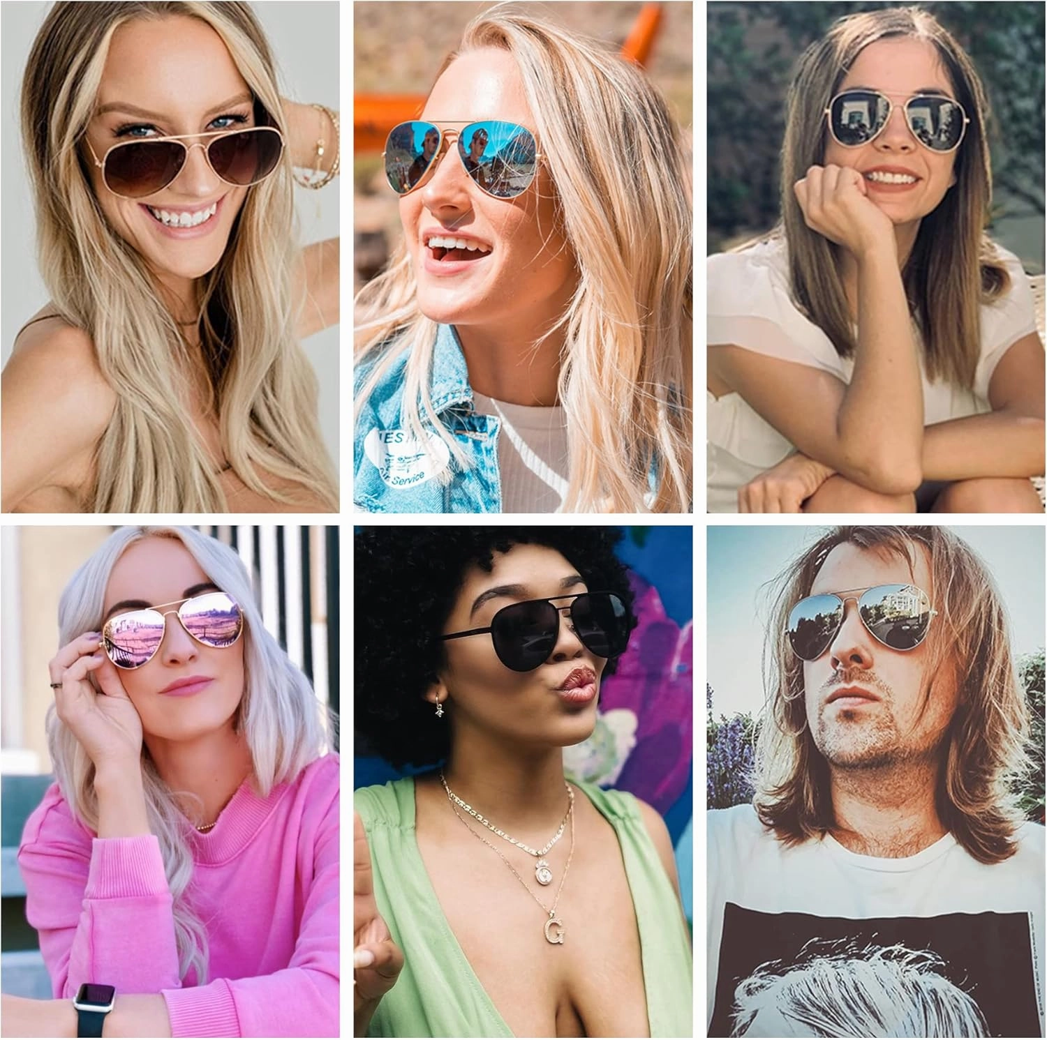 NULOOQ Extra Small Aviator Polarized Sunglasses for Small Face Women Men Juniors and Kids 52mm & 58mm