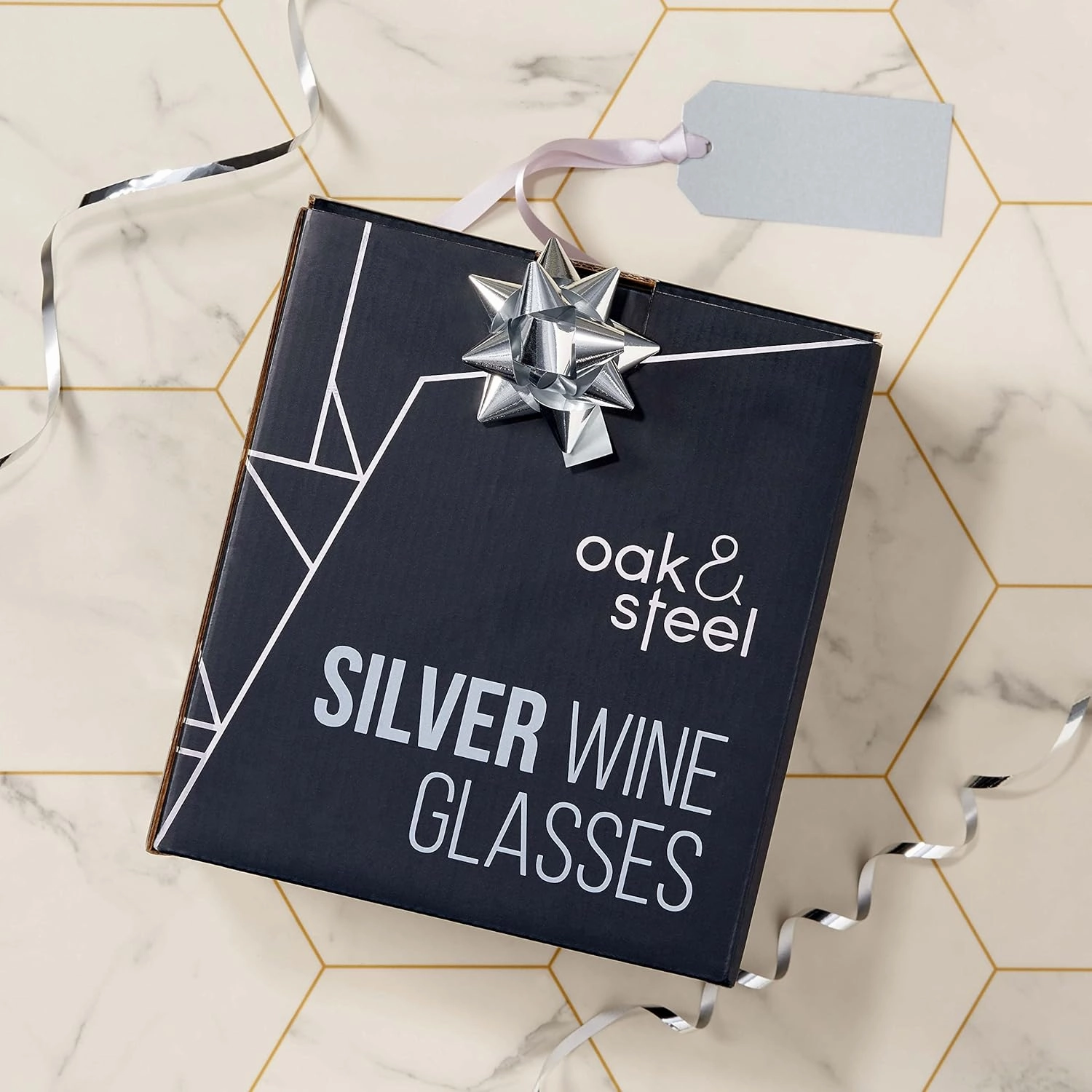 Oak & Steel - Stainless Steel Wine Glass Set of 4, 18oz Metal Wine Goblet, Unbreakable Outdoor Glasses for Beach & Pool, Portable for Picnic, Gift