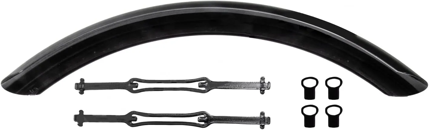 Oltreeve F78108 Quick Rack Mud Guard, 2.0 inches (50 mm), Black, Small
